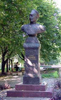  The monument to admiral P.S. Nahimov