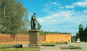 The memorial complex in the settlement Jakovlevo