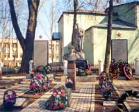 The fraternal cemetery of warrior died during the Great Patriotic War